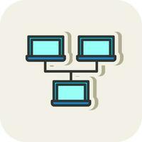 Local network Vector Icon Design