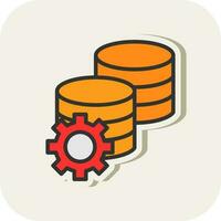 Data storage Vector Icon Design