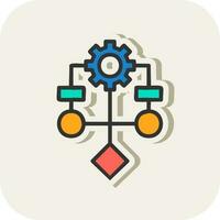 Algorithm Vector Icon Design