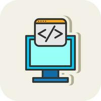 Web programming Vector Icon Design