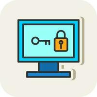 Log in Vector Icon Design
