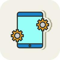 Mobile app Vector Icon Design