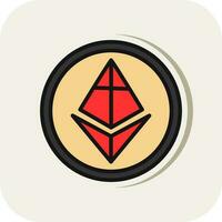 Ethereum Vector Icon Design