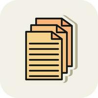 Document Vector Icon Design