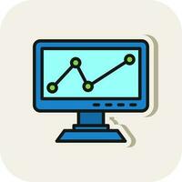 Analytics Vector Icon Design