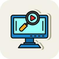 Research Vector Icon Design