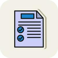 Document Vector Icon Design