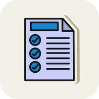 Checklist Vector Icon Design