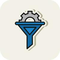 Funnel Vector Icon Design