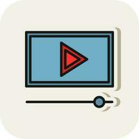 Video Vector Icon Design