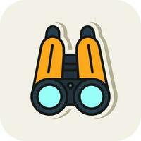 Binoculars Vector Icon Design