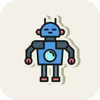 Robot Vector Icon Design