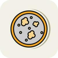 Petri dish Vector Icon Design