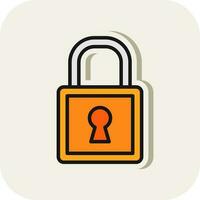 Padlock Vector Icon Design