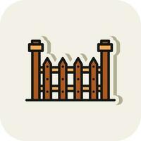 Fence Vector Icon Design