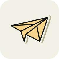 Paper plane Vector Icon Design