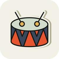 Drum Vector Icon Design