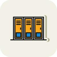 Locker Vector Icon Design