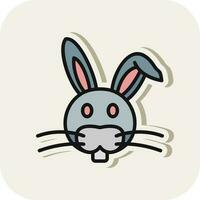 Rabbit Vector Icon Design