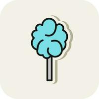 Cotton candy Vector Icon Design