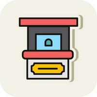 Ticket office Vector Icon Design