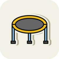 Trampoline Vector Icon Design