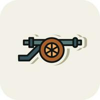 Cannon Vector Icon Design