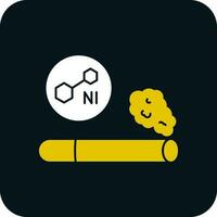 Nicotine Vector Icon Design