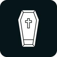 Coffin Vector Icon Design