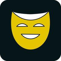 Theater masks Vector Icon Design