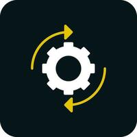 Workflow Vector Icon Design