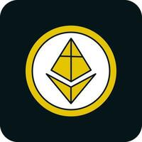 ethereum vector icono diseño