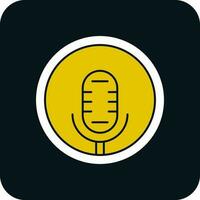 Podcast Vector Icon Design