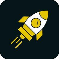 Rocket ship Vector Icon Design