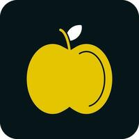 diseño de icono de vector de manzana