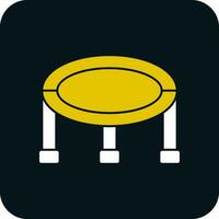 Trampoline Vector Icon Design