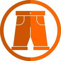 diseño de icono de vector de pantalones cortos