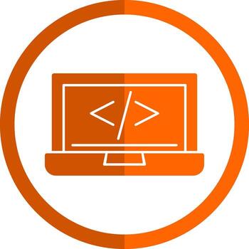 código programación vector icono diseño