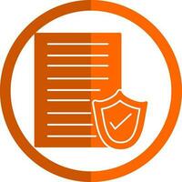 File protection Vector Icon Design