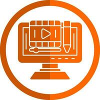 Edit video Vector Icon Design