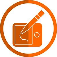 Drawing tablet Vector Icon Design