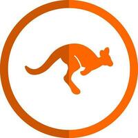 Kangaroo Vector Icon Design