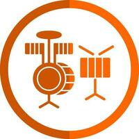 Drums Vector Icon Design