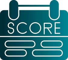Scoring Vector Icon Design
