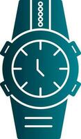 diseño de icono de vector de reloj de pulsera