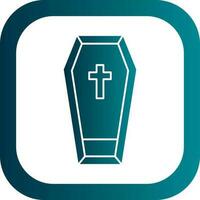 Coffin Vector Icon Design