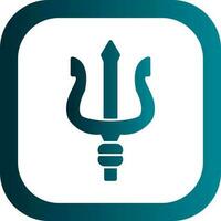 Trident Vector Icon Design