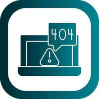 404 error Vector Icon Design