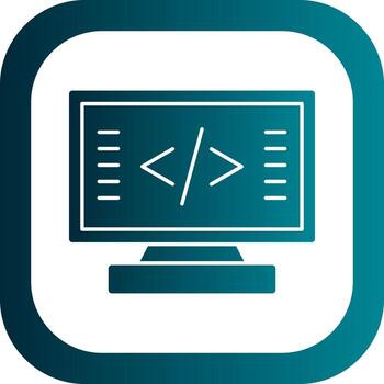 codificación vector icono diseño