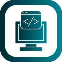 Web programming Vector Icon Design